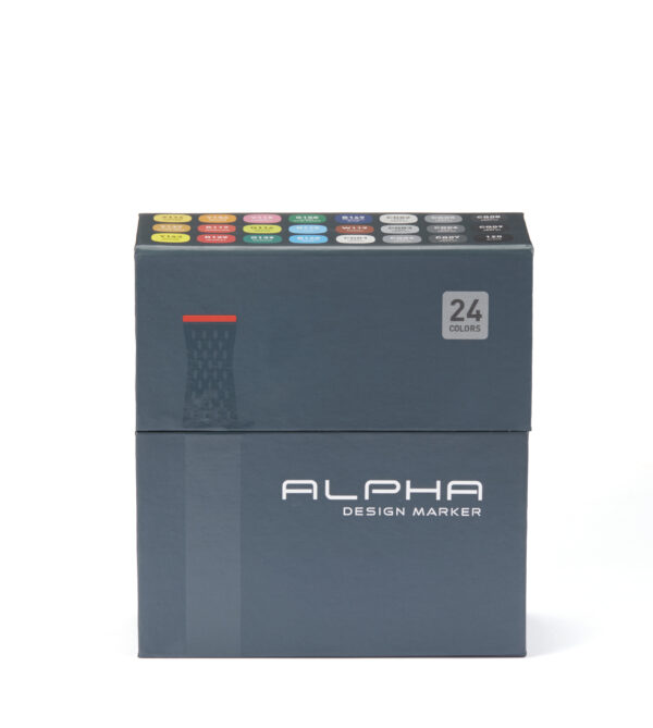 Design Marker (Basic Colors) Set 24 Colors R - Image 4